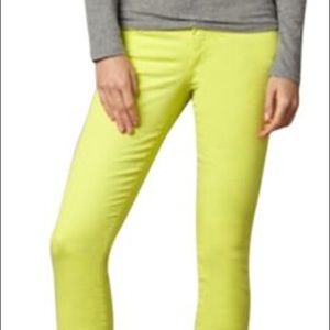 Joes jeans the skinny pants in Lime Punch